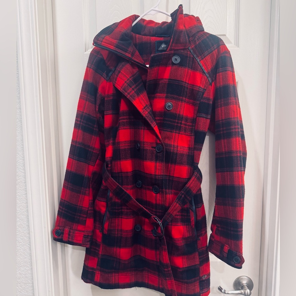 Columbia Zenith Vista II Trench red plaid